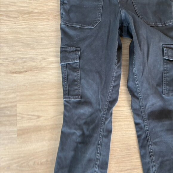 Spanx twill ankle cargo pants gray size medium - Picture 4 of 10